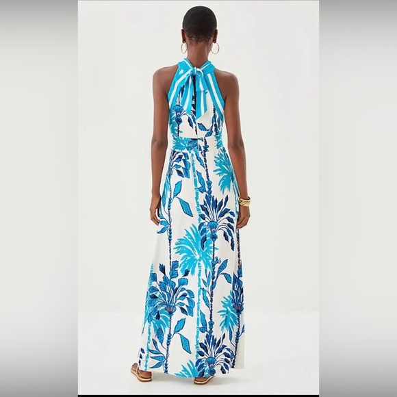 Lily Pulitzer Devena Halter Maxi Dress Size 16 NWT - Picture 2 of 15